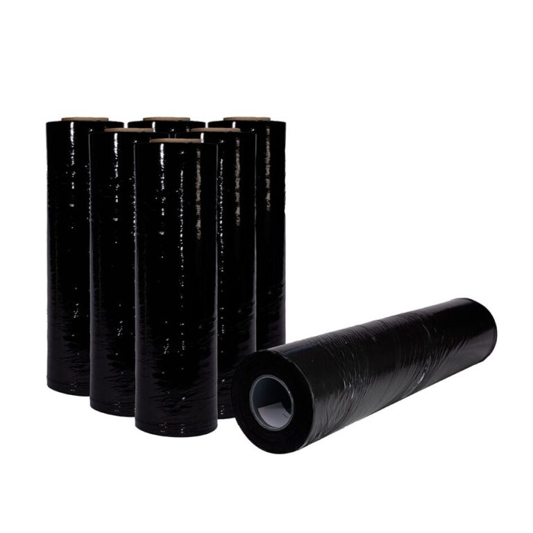 Black Hand Stretch Film rolls